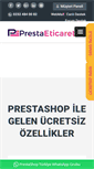 Mobile Screenshot of prestaeticaret.com